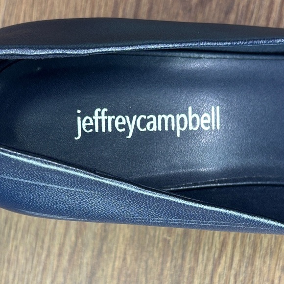 🔥🔥🔥Jeffrey Campbell Blue  Hourglass Pointed Toe Pump Size: 9🔥🔥🔥 - Picture 2 of 16